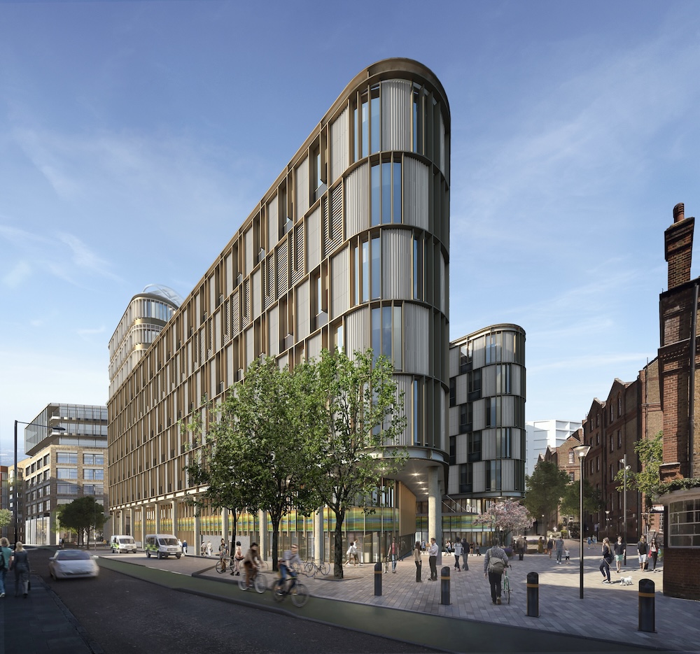 Exterior view of Oriel, the new advancement for eye healthcare centre