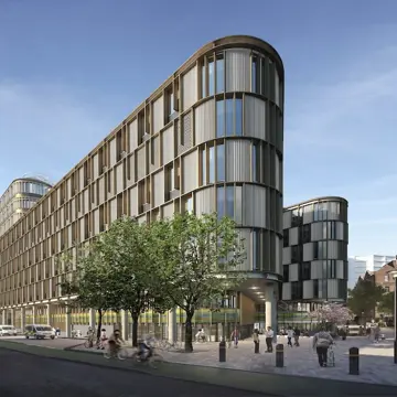 Digital image of Oriel building exterior