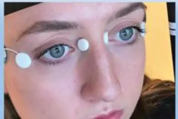 Face of a person during EDD