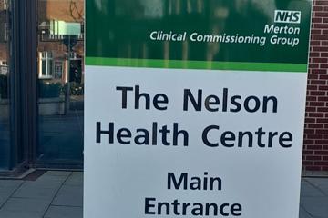 The Nelson Health Centre outside sign