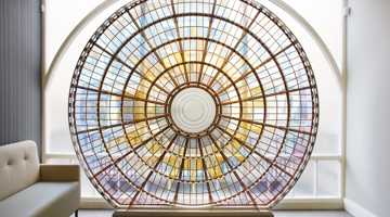 Eye structure at New Cavendish Street hospital reception